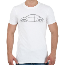 PRINTFASHION Beetle profil - Férfi póló - Fehér férfi póló