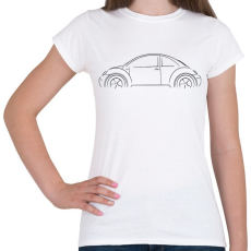 PRINTFASHION Beetle profil - Női póló - Fehér