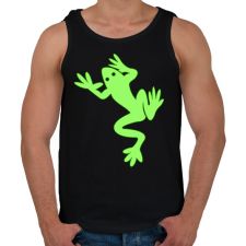 PRINTFASHION Béka - Férfi atléta - Fekete atléta, trikó
