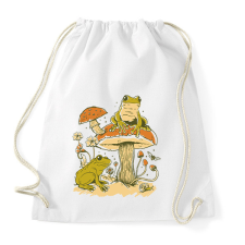 PRINTFASHION Békák és gomba - Sportzsák, Tornazsák - Fehér atléta, trikó