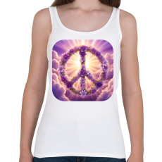 PRINTFASHION Békejel - Női atléta - Fehér