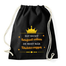 PRINTFASHION Beképzelt voltam - Sportzsák, Tornazsák - Fekete tornazsák