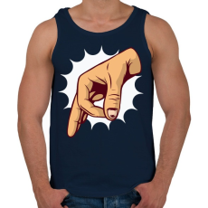 PRINTFASHION Belenéztél - Férfi atléta - Sötétkék