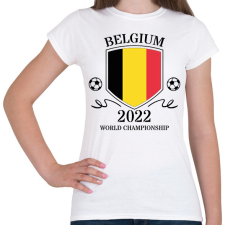 PRINTFASHION Belgium 2022 - Női póló - Fehér női póló