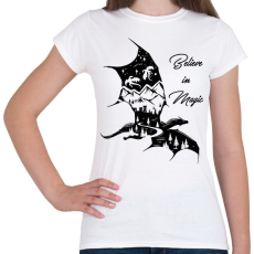 PRINTFASHION Believe in magic - Női póló - Fehér