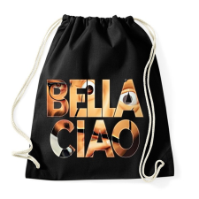 PRINTFASHION Bella Ciao-01 - Sportzsák, Tornazsák - Fekete tornazsák