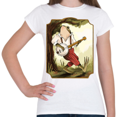 PRINTFASHION Bendzszó béka - Női póló - Fehér
