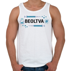 PRINTFASHION Beoltva - covid 19 - Férfi atléta - Fehér