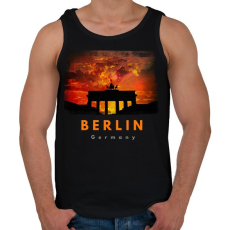PRINTFASHION berlin - Férfi atléta - Fekete