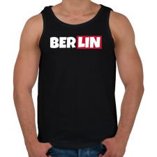 PRINTFASHION BERLIN - Férfi atléta - Fekete atléta, trikó