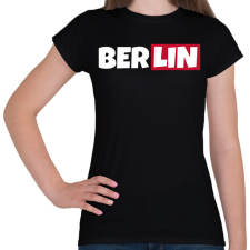 PRINTFASHION BERLIN - Női póló - Fekete női póló