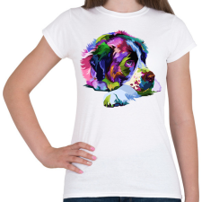 PRINTFASHION Bernáthegyi színesben - Női póló - Fehér női póló