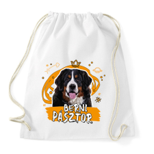 PRINTFASHION Berni pásztor firka - Sportzsák, Tornazsák - Fehér tornazsák