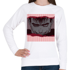 PRINTFASHION BERSERK GUTS - Női pulóver - Fehér női pulóver, kardigán