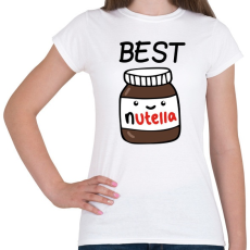 PRINTFASHION Best Friends - Nutellás kenyér 1 - Női póló - Fehér