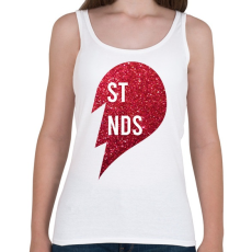 PRINTFASHION Best friends - right - Női atléta - Fehér