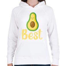 PRINTFASHION Best - Női kapucnis pulóver - Fehér