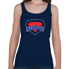 PRINTFASHION BEST RETRO DJ - Női atléta - Sötétkék