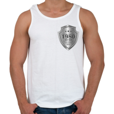 PRINTFASHION Best year - Évszámmal - Férfi atléta - Fehér atléta, trikó