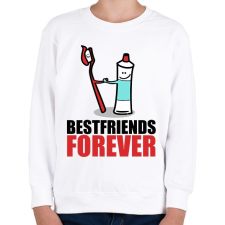 PRINTFASHION BFF - Gyerek pulóver - Fehér gyerek pulóver, kardigán