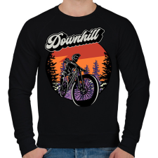 PRINTFASHION bicajos - Férfi pulóver - Fekete férfi pulóver, kardigán