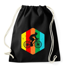 PRINTFASHION Bicajos logó - Sportzsák, Tornazsák - Fekete tornazsák