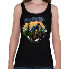 PRINTFASHION bicajos  - Női atléta - Fekete