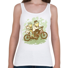 PRINTFASHION Biciklis békák - Női atléta - Fehér