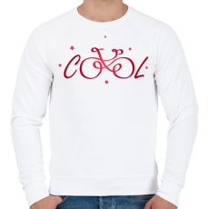 PRINTFASHION Biciklis póló - Férfi pulóver - Fehér