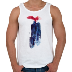 PRINTFASHION Big beast - Férfi atléta - Fehér