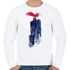 PRINTFASHION Big beast - Férfi pulóver - Fehér férfi pulóver, kardigán