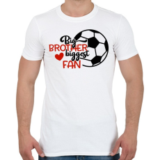 PRINTFASHION Big brother biggest fan - Férfi póló - Fehér