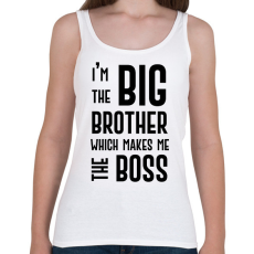 PRINTFASHION Big brother boss - Női atléta - Fehér