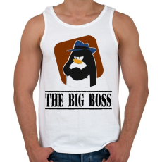 PRINTFASHION bigboss - Férfi atléta - Fehér