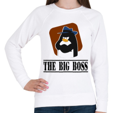 PRINTFASHION bigboss - Női pulóver - Fehér női pulóver, kardigán