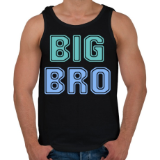 PRINTFASHION BIGBRO - Férfi atléta - Fekete