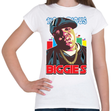 PRINTFASHION Biggie Smalls - Női póló - Fehér