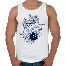 PRINTFASHION bika - Férfi atléta - Fehér