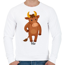 PRINTFASHION Bika - Férfi pulóver - Fehér férfi pulóver, kardigán