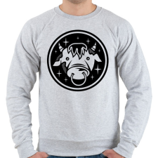 PRINTFASHION Bika - Férfi pulóver - Sport szürke férfi pulóver, kardigán