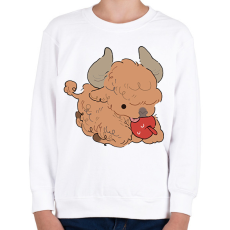PRINTFASHION Bika - Gyerek pulóver - Fehér