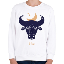 PRINTFASHION Bika minta - Gyerek pulóver - Fehér gyerek pulóver, kardigán
