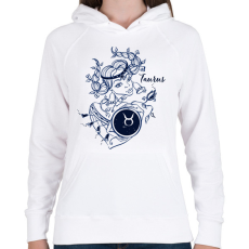 PRINTFASHION bika - Női kapucnis pulóver - Fehér