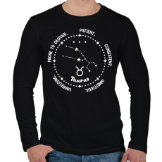 PRINTFASHION Bika tulajdonságok - Férfi hosszú ujjú póló - Fekete