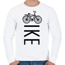 PRINTFASHION Bike - Biciklis - Férfi pulóver - Fehér férfi pulóver, kardigán