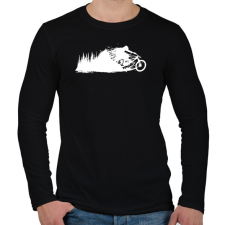 PRINTFASHION Biker Custom - Férfi hosszú ujjú póló - Fekete férfi póló