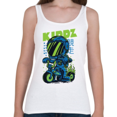 PRINTFASHION Biker kölyök - Női atléta - Fehér