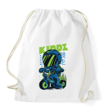 PRINTFASHION Biker kölyök - Sportzsák, Tornazsák - Fehér tornazsák