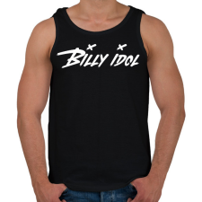 PRINTFASHION BILLY IDOL - Férfi atléta - Fekete atléta, trikó
