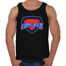 PRINTFASHION BILLY IDOL  - Férfi atléta - Fekete